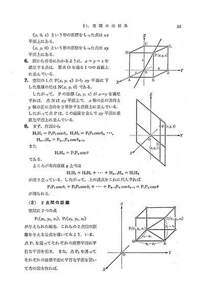 『立体解析幾何学』 内容見本
