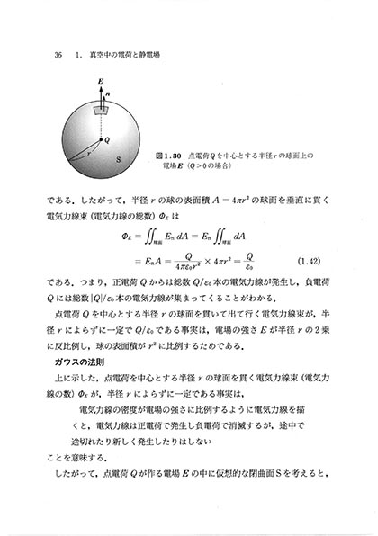 『電磁気学( I )』 内容見本