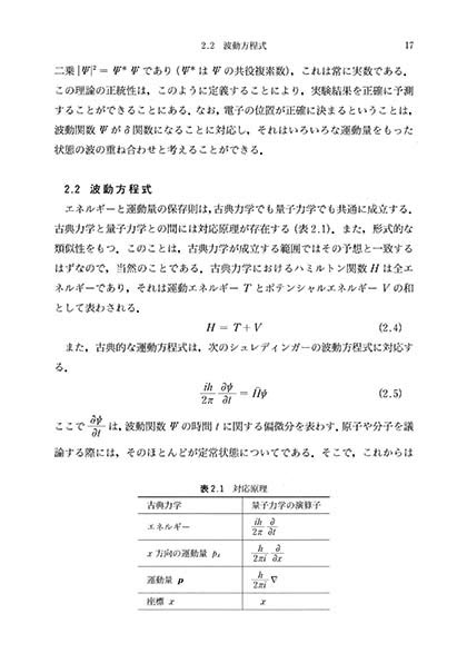 『物理化学演習』 内容見本