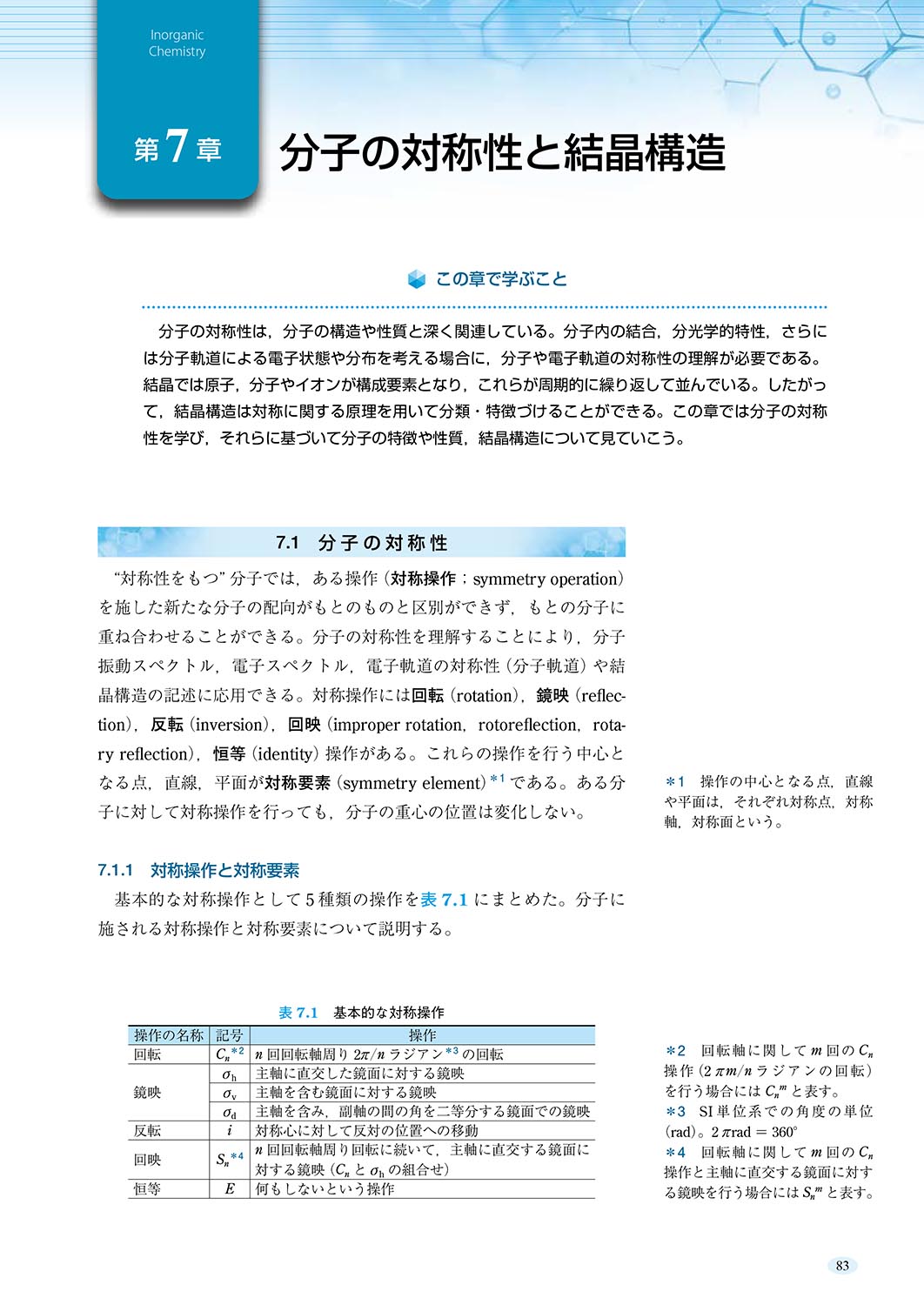 『無機化学(改訂版)』 内容見本